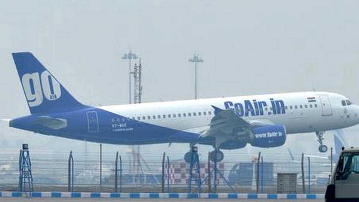 Goair Ahmedabad Bengaluru Flight Engine Catches Fire