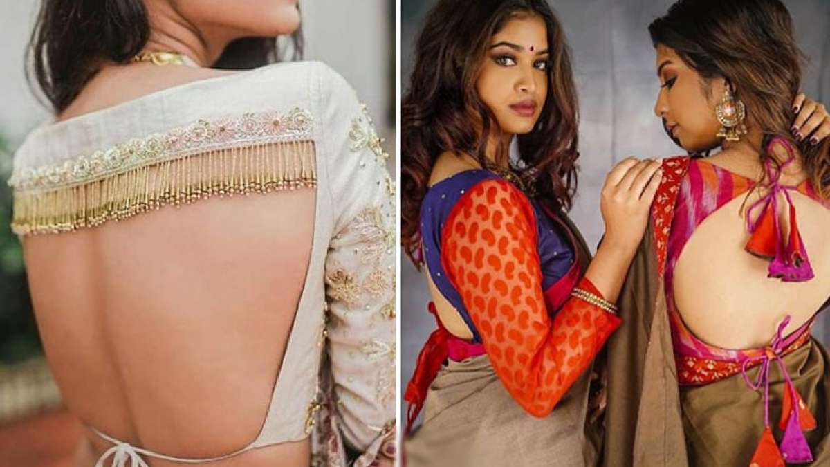 Latest Blouse back neck design for sarees and lehengas: साड़ी हो या फिर  लहंगा के साथ जरुर स्टिच कराएं ये Trendy Blouse, जो देंगे आपके परफेक्ट लुक -  India TV Hindi
