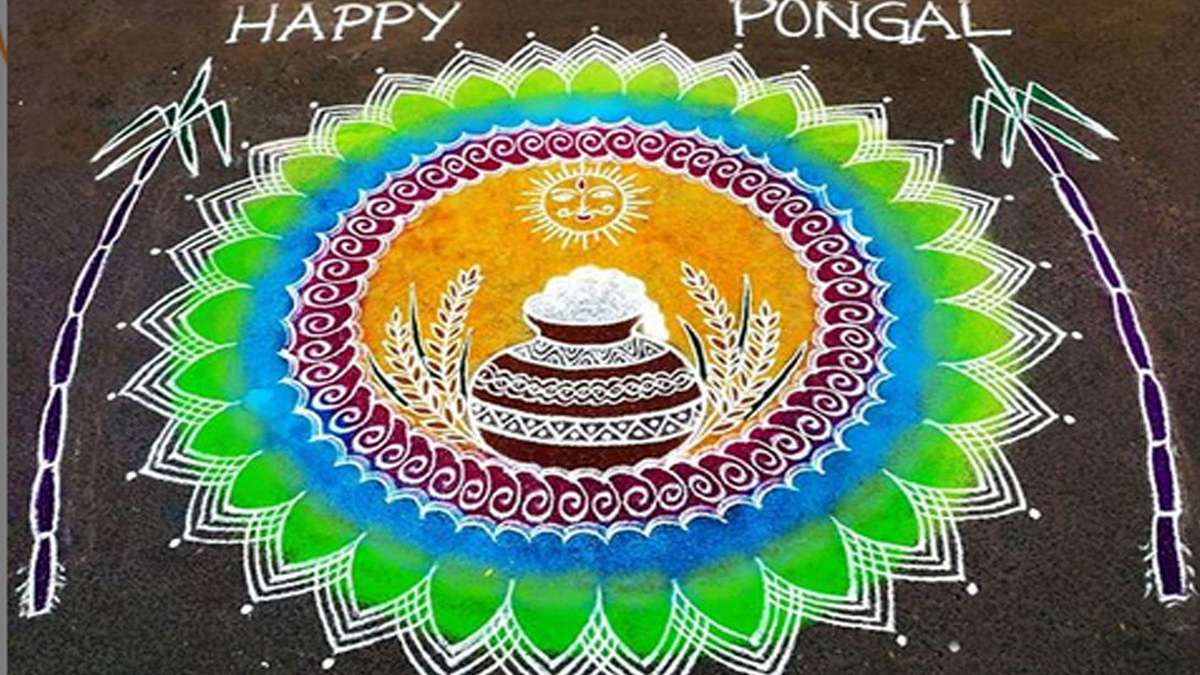 Rangoli designs pongal makar sankranti 2020 easy to try rangoli ...