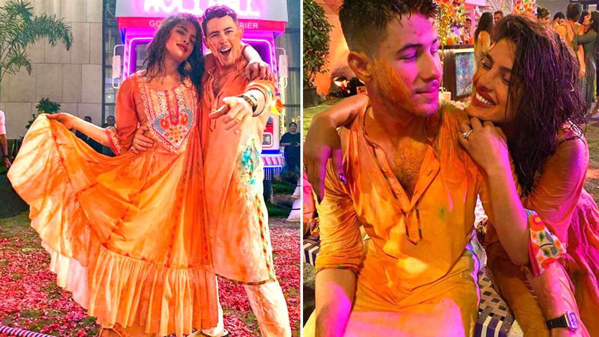 priyanka chopra nick jonas isha ambani holi party 2020-Watch: Watch: Watch: Nick Jonas made Priyanka Chopra's dress a 'towel', this video is going viral