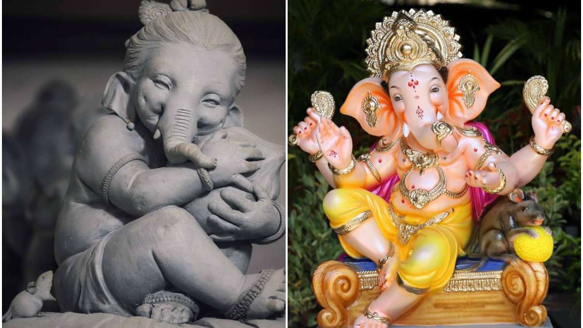 Ganesh Chaturthi 2020 Before bringing the idol of Ganesh ji from ...