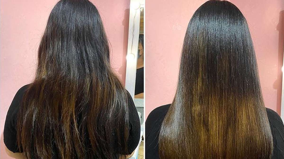 Keratin treatment at home how to use cooked rice coconut milk for improve  hair shine - India TV Hindi