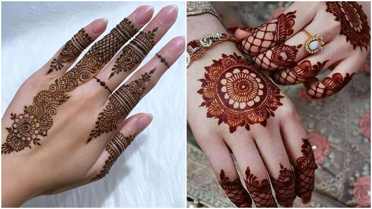 Simple Mehndi Designs on Eid 2022 front new easy mehandi design ईद के मौके  पर हाथों पर लगाएं ये सिंपल मेहंदी डिजाइन - India TV Hindi