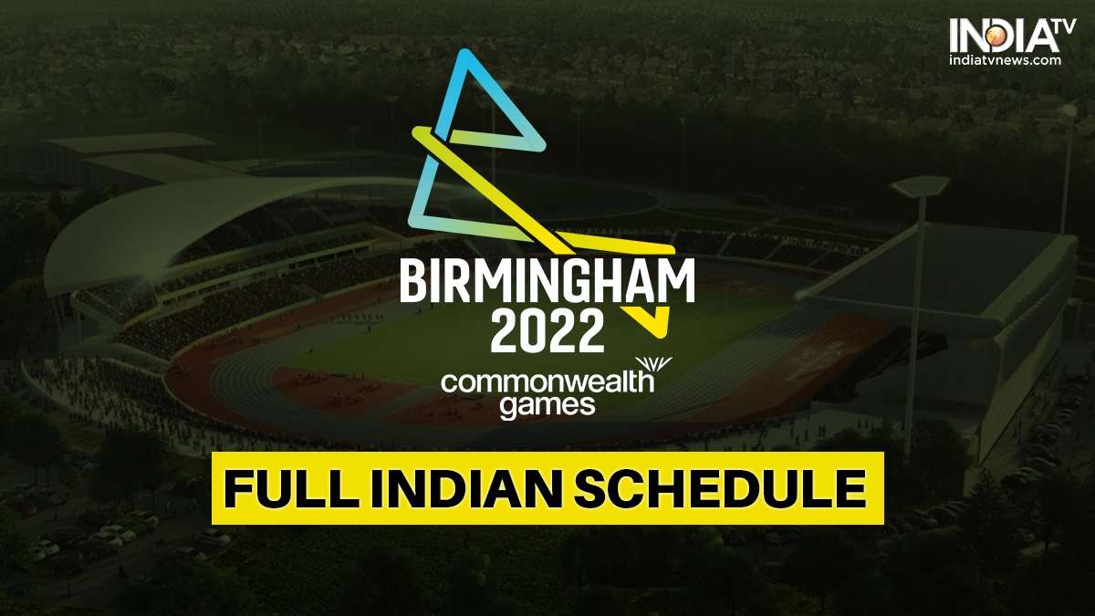 CWG 2022 Full Indian Schedule Commonwealth Games Birmingham Team India Full  Squad And Schedule Details 29 जुलाई से शुरू होगी भारतीय चुनौती, 19 खेलों की  141 स्पर्धाओं दिखेगा भारत का जलवा - India ...