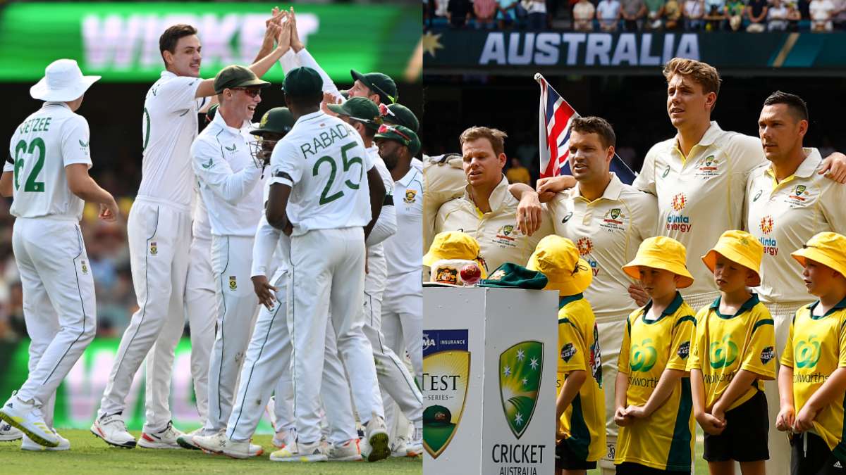 AUS vs SA 2nd Test Day 1 Live Score Live Streaming Updates ball by ball commentary hindi Australia vs South Africa | पहले दिन गिरे 11 विकेट, साउथ अफ्रीका की टीम 189
