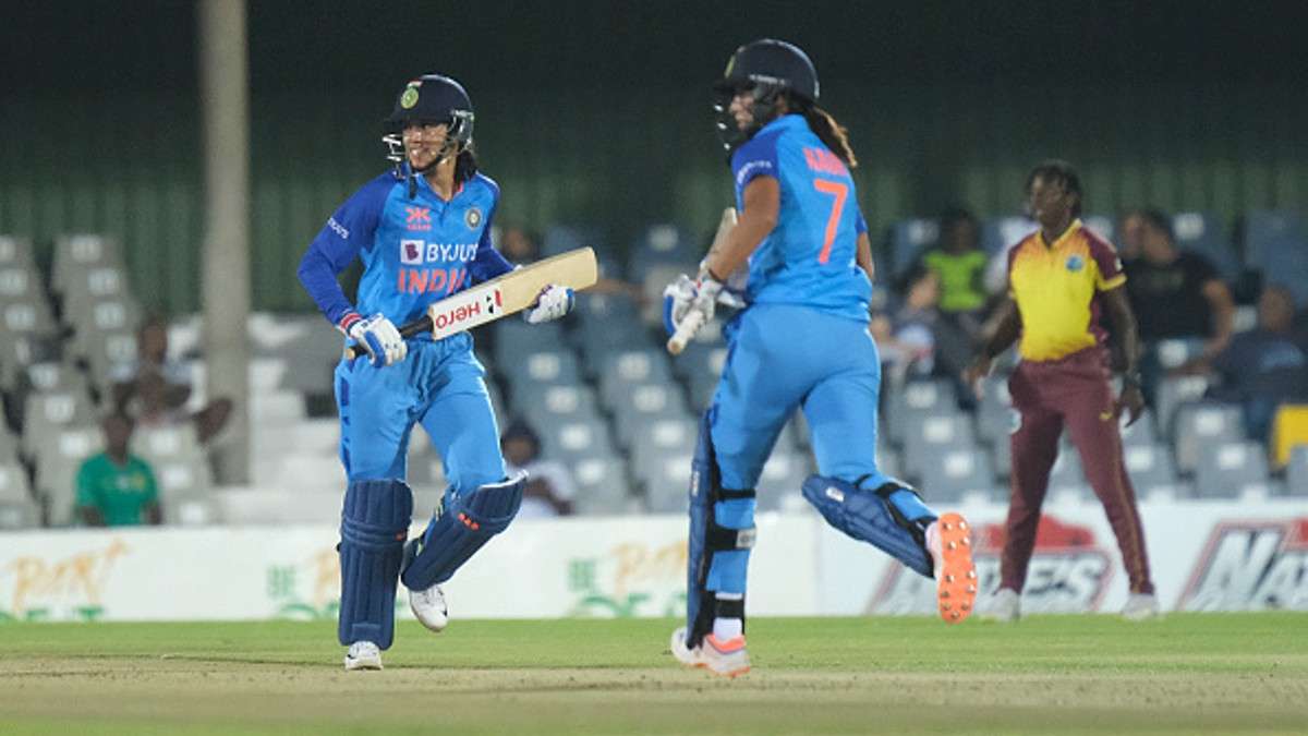 Women's T20 Tri Series India continued its victory chariot, after South  Africa also defeated West Indies | भारत ने जारी रखा अपना विजय रथ, साउथ  अफ्रीका के बाद वेस्टइंडीज को भी रौंदा -