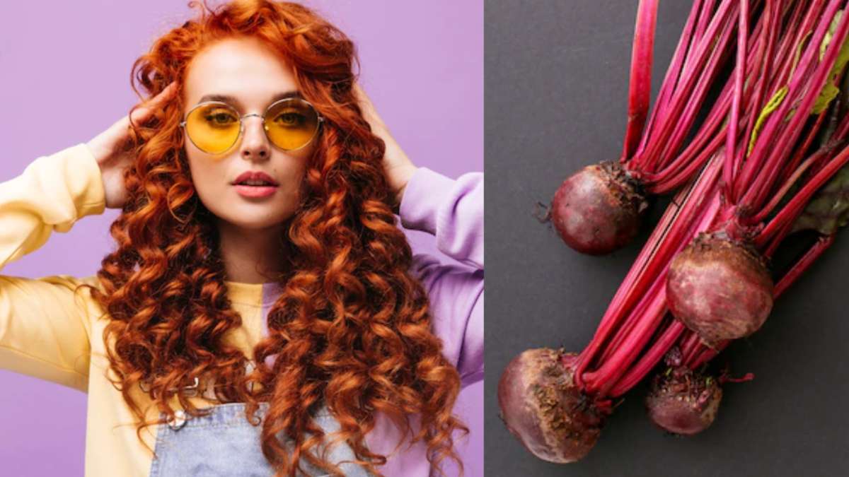 Using beetroot will make your hair rosy red burgundy hair color with  beetroot without henna बिना मेंहदी के ऐसे होंगे बाल सुर्ख लाल, चुकंदर के  इस्तेमाल से मिलेगा नैचुरली बरगंडी हेयर -