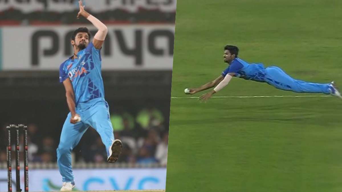 Washington Sundar Unbelievable Catch Video IND vs NZ 1st T201 Ranchi Mark  Chapman Wicket | वाशिंगटन ने पकड़ा 'सुंदर' कैच, कीवी बल्लेबाज को नहीं हुआ  विश्वास; देखें Video - India TV Hindi