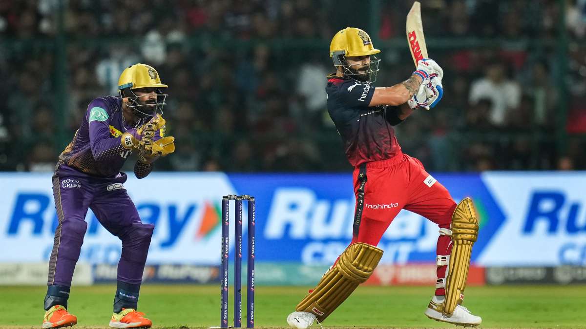 RCB vs KKR LIVE score IPL 2023 Live updates rcb vs kkr live match score indian premier league | कोलकाता ने बैंगलोर को घर में धोया, विराट की पारी गई बर्बाद -