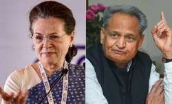 Sonia Gandhi and Ashok Gehlot- India TV Hindi News