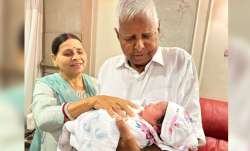 Lalu Prasad Yadav Pics With granddaughter- India TV Paisa