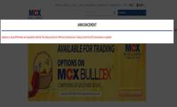 MCX की वेबसाइट पर शो हो रहा एरर मैसेज।- India TV Paisa