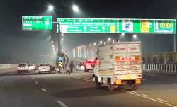 गीता कॉलोनी स्थित दिल्ली-देहरादून एक्सप्रेसवे का मार्ग।- India TV Paisa