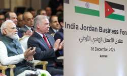 भारत-जॉर्डन बिजनेस फोरम में मौजूद प्रधानमंत्री नरेंद्र मोदी।- India TV Paisa