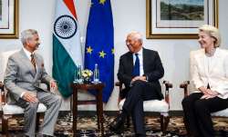 25 जनवरी, 2026 को नई दिल्ली में एक मीटिंग के दौरान विदेश मंत्री एस. जयशंकर के साथ यूरोपियन काउंसिल क- India TV Paisa