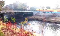 भारत नगर (अशोक विहार) स्थित नजफगढ़ नाला।- India TV Paisa