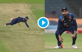 Virat Kohli surprised everyone by holding a catch with one hand, watch video IND v ENG, 3rd ODI - India TV Hindi