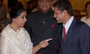 Asha Bhosle And Sachin Tendulkar- India TV Hindi