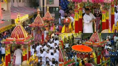 Jagannath Rath Yatra 2023 begins in puri and other parts of the India ord  Jagannath Balabhadra balram and devi Subhadra - India TV Hindi