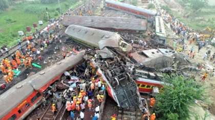             82        l Odisha train accident Several days have passed since the  accident but still