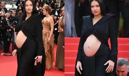 Cannes 2022: प्रेग्नेंट Adriana Lima का जलवा, कट आउट ड्रेस में बेबी बंप फ्लॉन्ट करते आईं नजर