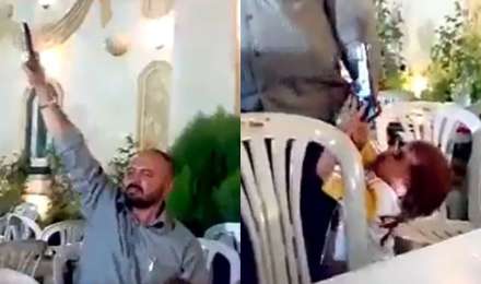 शादी समारोह में शख्स कर रहा था हर्ष फायरिंग फिर बेटे को थमा दी गन, गलती से दब गई ट्रिगर, देखें Video