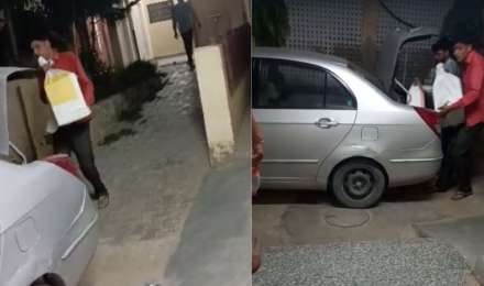 जयपुर पुलिस और शराब माफियाओं के बीच 'घना याराना', शराब जब्त कर वापस ठेकेदार की गाड़ी में रखी; VIDEO