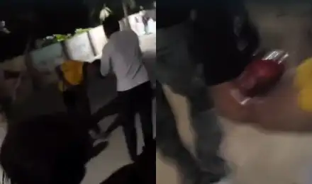Video: रेलवे स्टेशन पर हुई लड़ाई, पुलिस ने युवक को ऐसा पीटा कि बाहर आ गई आंतें
