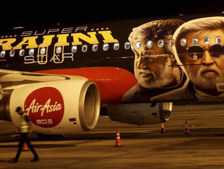 रजनीकांत की नई फिल्म 'कबाली' के लिए एक विशेष विमान तैयार किया गया 
