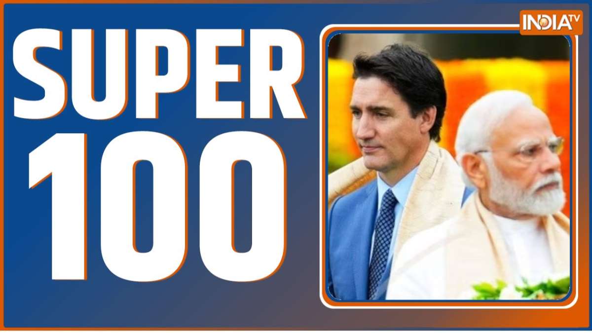 Super 100: Watch latest News of the day in One click  -  India TV Hindi