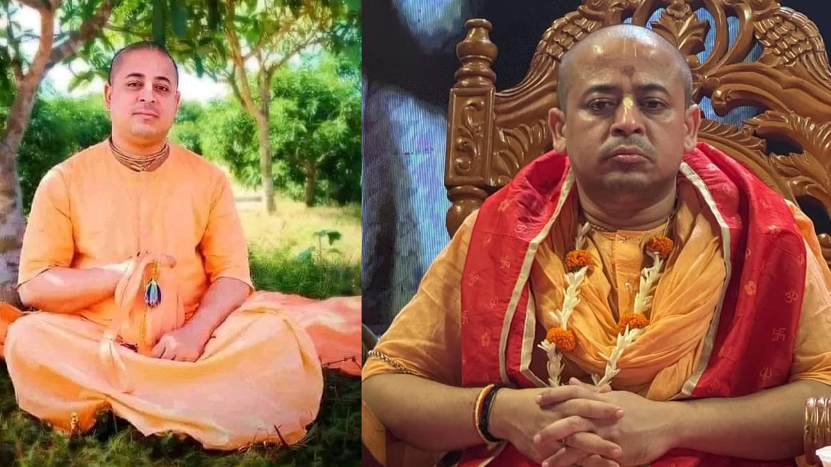 बांग्लादेश में हिंदुओं का नेतृत्व करने वाले ISKCON के चिन्मय प्रभु को पुलिस ने किया गिरफ्तार