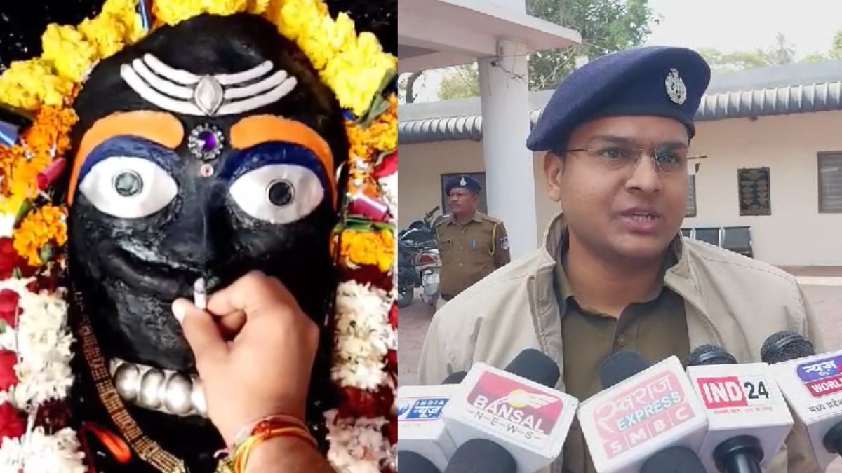 भगवान काल भैरव की प्रतिमा को सिगरेट पिलाते हुए VIDEO वायरल, पुलिस ने शुरू की जांच