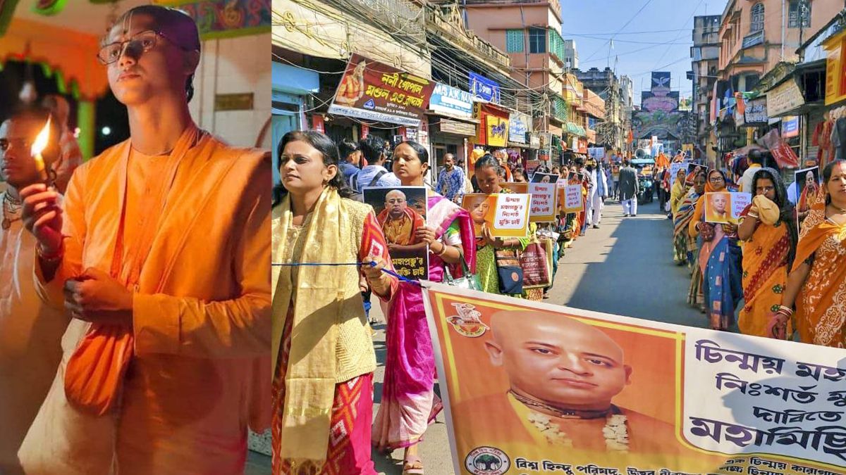 बांग्लादेश में अत्याचार: ISKCON मंदिर के एक पुजारी को गिरफ्तार, AVPGanga