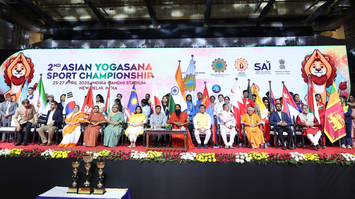 नई दिल्ली में शानदार ओपनिंग सेरेमनी के साथ हुआ एशियन योगासन स्पोर्ट चैंपियनशिप 2025 का आगाज