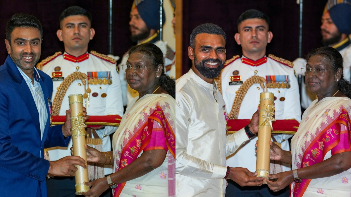 भारत के दिग्गज स्पिनर अश्विन बने पद्मश्री, पीआर श्रीजेश को मिला पद्म भूषण