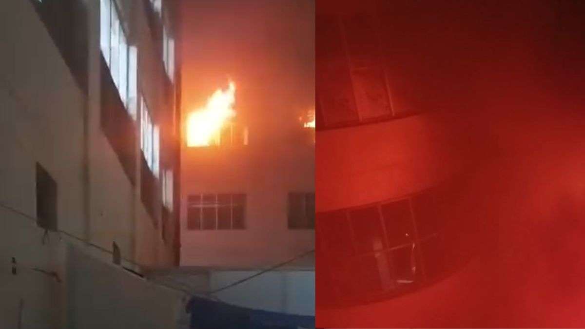 यूपी: लखनऊ के लोकबंधु अस्पताल में लगी आग, मच गया हड़कंप, डिप्टी CM खुद मौके पर पहुंचे