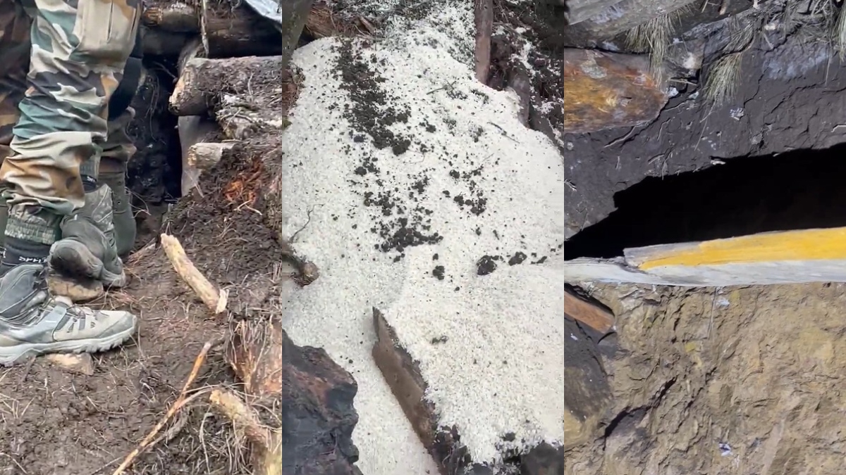 कुलगाम में आतंकियों के 'फॉक्स होल' का भंडाफोड़, हथियार सहित अन्य जरूरी सामान था- VIDEO