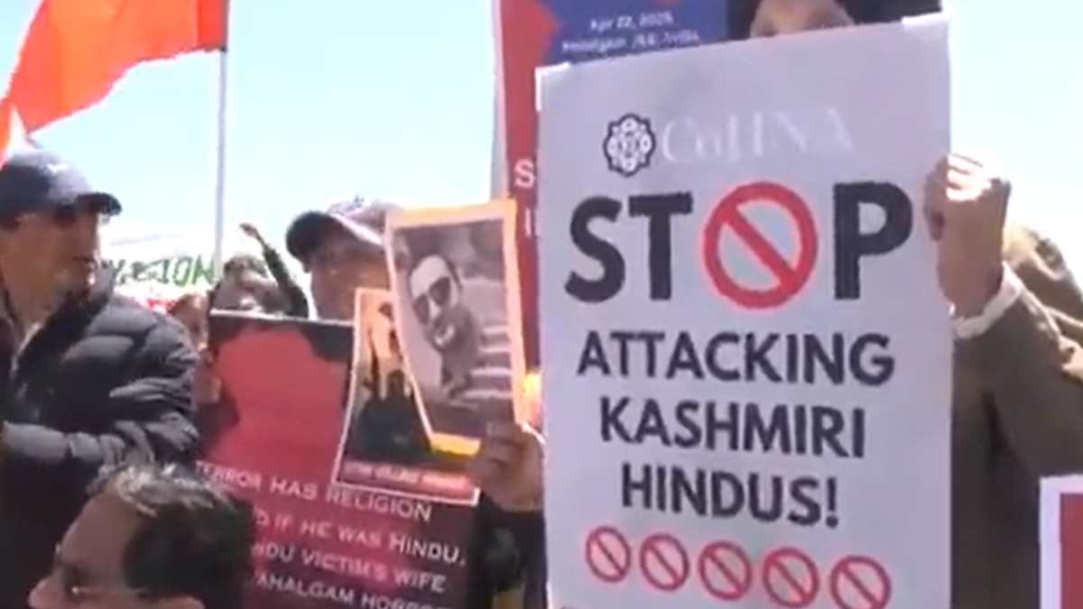 पहलगाम आतंकवादी हमला: भारतीयों ने अमेरिका में किया शांतिपूर्ण प्रदर्शन, कश्मीरी पंडित ने बताया 22 अप्रैल का दर्द