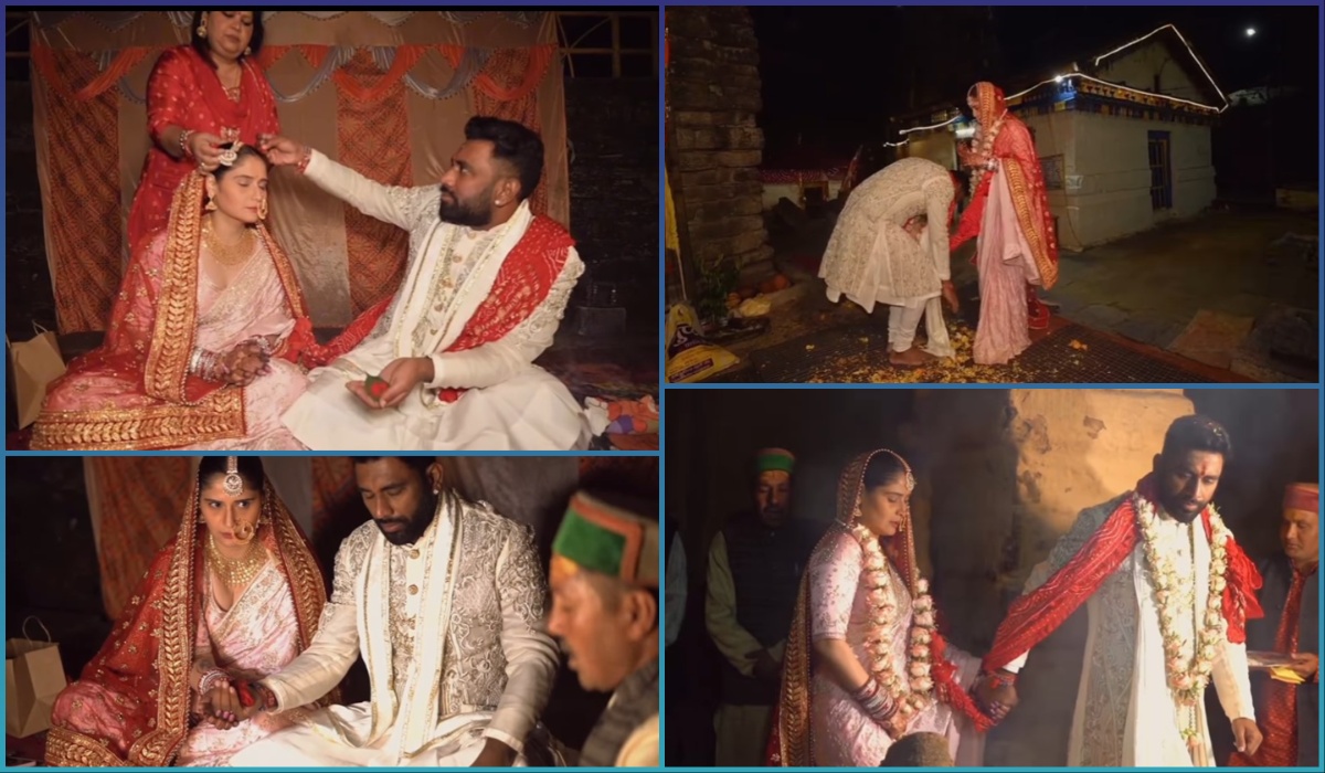 गोविंदा की भांजी ने दोबारा रचाई शादी, शिव-पार्वती ने इस प्राचीन मंदिर में लिए फेरे, पति ने एक्ट्रेस के छुए पैर