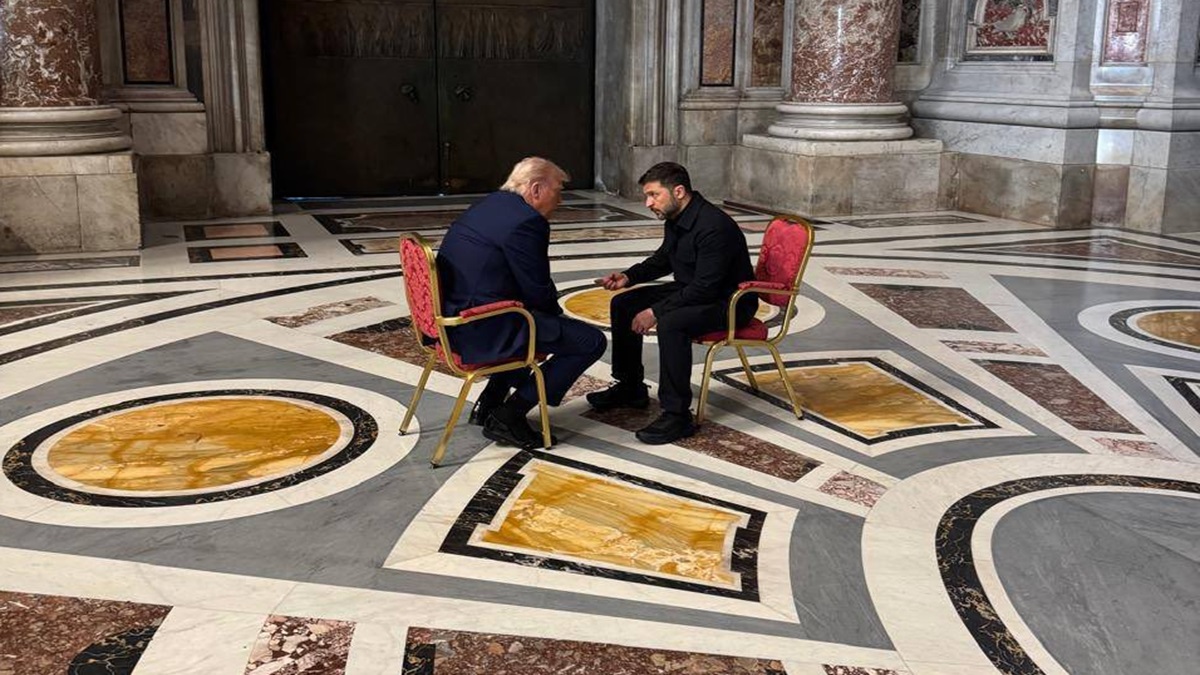 पोप फ्रांसिस के अंतिम संस्कार से पहले मिले ट्रंप और जेलेंस्की, जानें व्हाइट हाउस ने क्या बताया