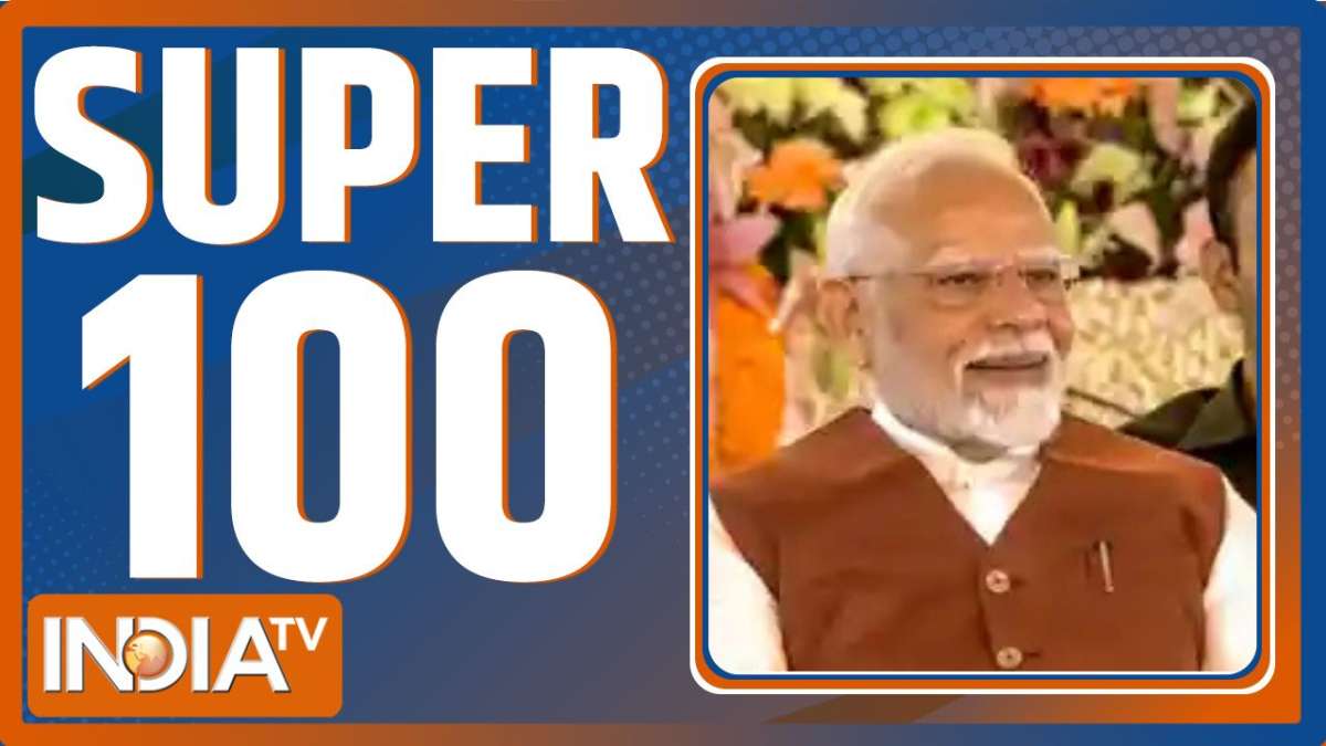 Super 100: Prime Minister Modi's strong message to Pakistan from ...