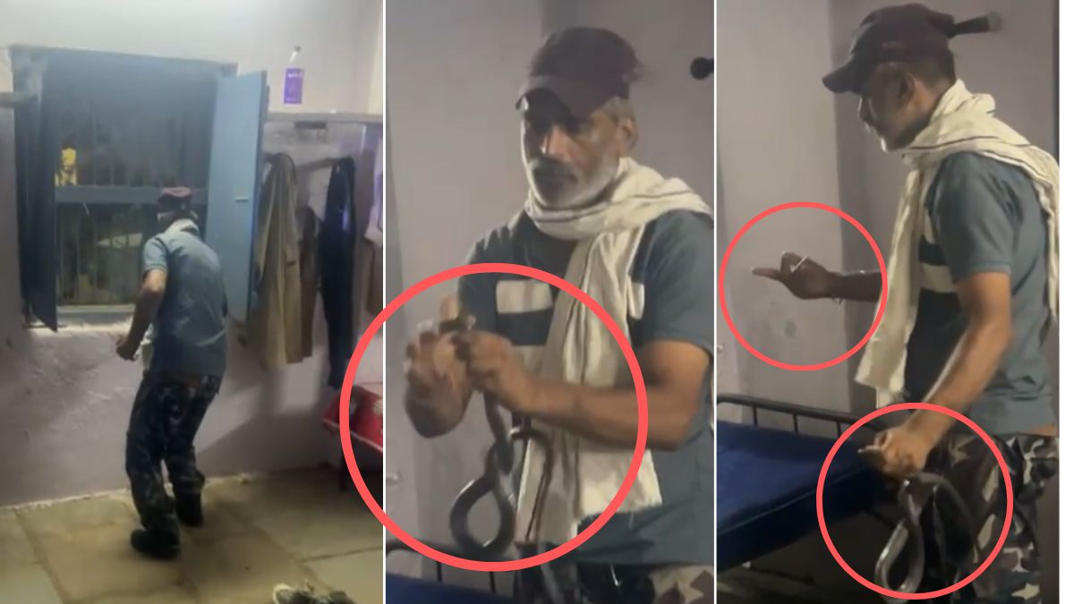 इंदौर: कोबरा सांप पकड़ने की कोशिश कर रहा था आरक्षक, डसने से हुई मौत, सामने आया घटना का VIDEO