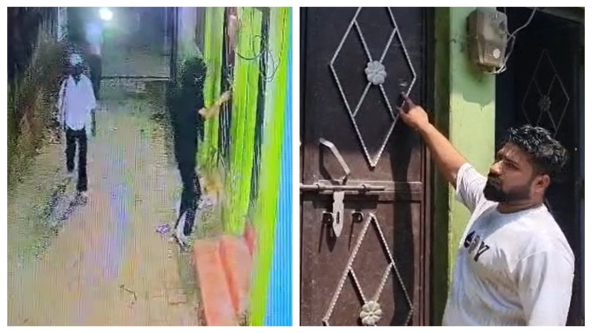 मुरादाबाद: काला नकाब, हाथों में तमंचे, रात के दो बजे पति को धमकाने पहुंची दबंग पत्नी, देखें वीडियो