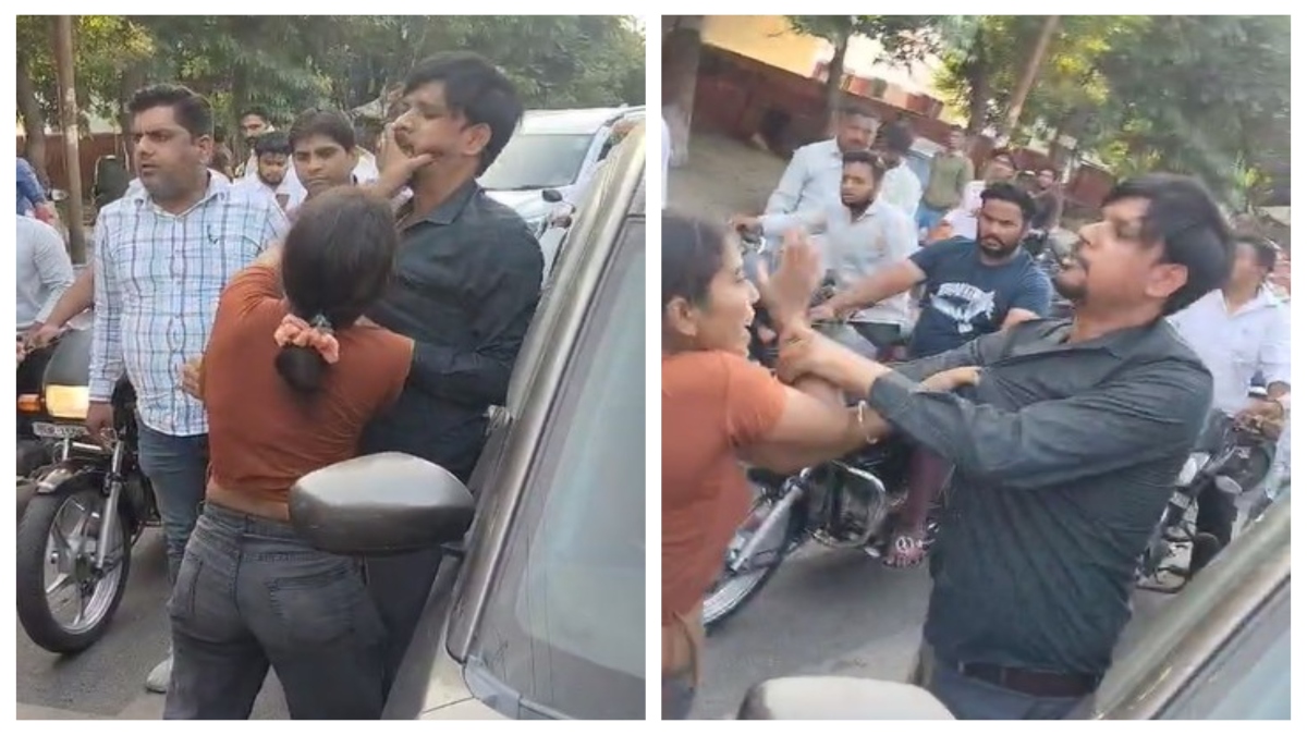 मेरठ में चलती कार की बोनेट पर लटक रही थी महिला, लोगों ने रुकवाई, लेकिन फिर जो हुआ...देखें वीडियो