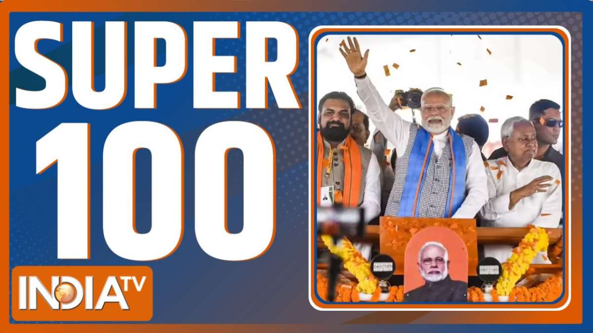 SUPER 100: PM Modi will enter the election battle of Bihar for the ...