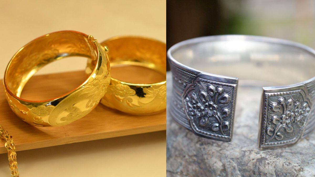 सोने-चांदी की कीमत में आज हो गया ये बदलाव, खरीदारी से पहले जानें प्रति 10 ग्राम Gold का भाव