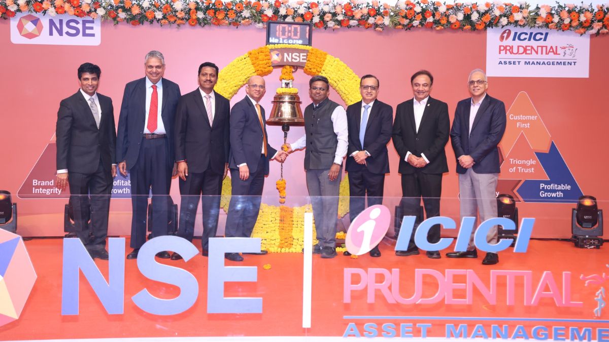 शेयर बाजार में ICICI Prudential AMC की शानदार एंट्री! IPO प्राइस से 20% ऊपर हुई लिस्टिंग, निवेशकों की चांदी