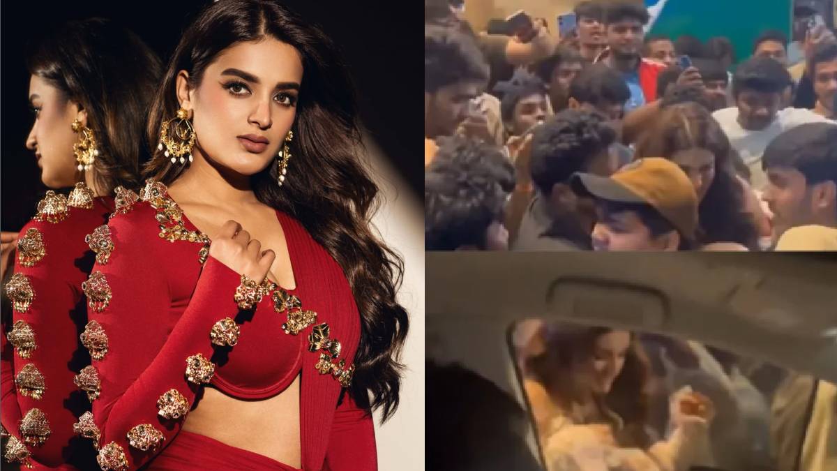 गाना लॉन्च करने पहुंची थी एक्ट्रेस, भीड़ की चपेट में फंसी, बड़ी मुश्किल से बची जान, वीडियो वायरल