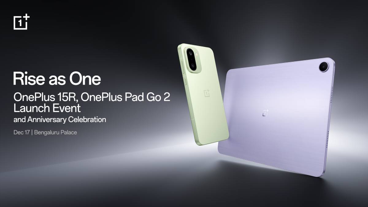 OnePlus 15R, OnePlus Pad Go2 आज भारत में होंगे लॉन्च, जानें कहां देखें लाइवस्ट्रीम