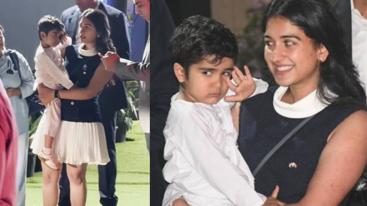 फैशनिस्टा हैं अंबानी परिवार की छोटी बहू, मिनी स्कर्ट में दिखे राधिका के ठाठ, मौसी का फर्ज निभाती आईं नजर